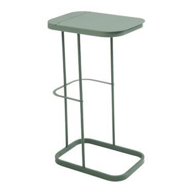 Imagem de FytStycale Suporte portátil para saco de lixo, decoração moderna para lata de lixo, organizador para cozinha, reciclagem, festa, acampamento, Verde