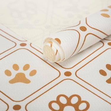 Imagem de Forro de prateleira a granel 45,7 cm L x 487,7 cm C Forro de armário Papel de prateleira para armários e gavetas Forros de prateleira de despensa para armários de cozinha não adesivos