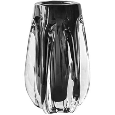 Imagem de CYYHGD Vasos de vidro, material espessado, flores secas, vasos para arranjos florais, criativos para casamentos, casa, cozinha, jardim, decoração de varanda (Monocolor 9 * 20 cm)