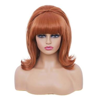 Imagem de Peruca Rugelyss Short Fox Red com Bang Retro Bouffant Beehive