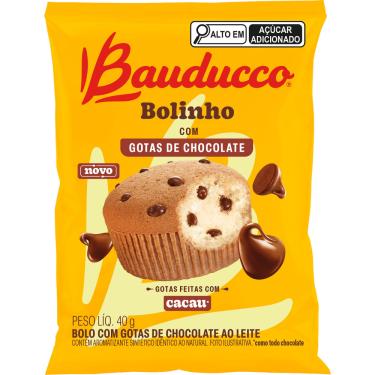Imagem de Bolinho Bauducco com Gotas de Chocolate ao Leite 40g
