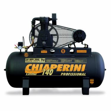 Imagem de Compressor de Ar Média Pressão Trifásico Aberto 5HP 200L 004038 Chiaperini