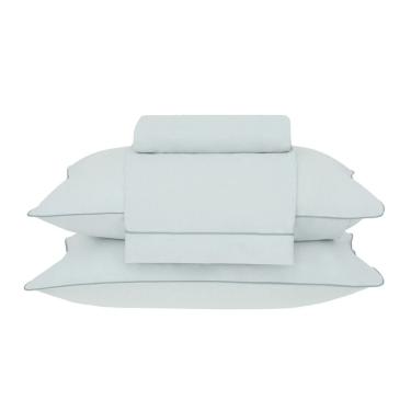 Imagem de Jogo Cama King 4pcs 180 fios Basic Percalle Verde Buddemeyer