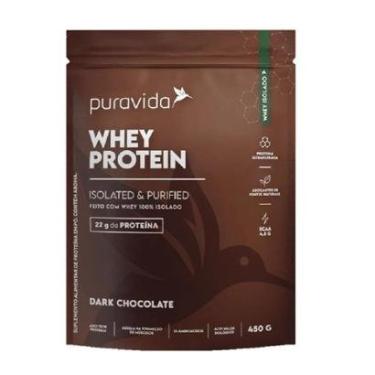 Imagem de Whey Protein 100% Isolado Dark Chocolate Puravida 450g-Unissex