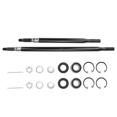 Imagem de USTAR Kit de eixo traseiro do lado do motorista e do lado do passageiro compatível com carrinhos de golfe EZGO TXT/modelos elétricos medalhistas 1994-2013 Substituição # 20377-G11 20377-G12