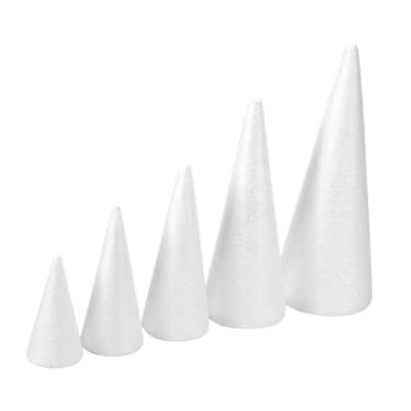 Imagem de Lilihuimaoyi 5 Cones de Espuma para Arranjos Florais, Materiais Decorativos, Enfeites de Natal para Artesanato E Artesanato.