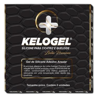 Imagem de Adesivo Silicone Areolar 8Cmx8Cm Esp.1.8Mm Premium Kelogel