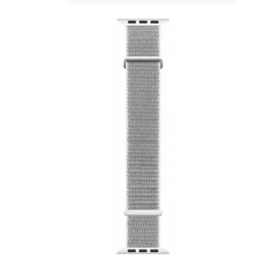 Imagem de FIT IT Pulseira de Nylon com Velcro compatível com Apple Watch Series 11, SE3, Ultra 3 (Branco, 40mm)