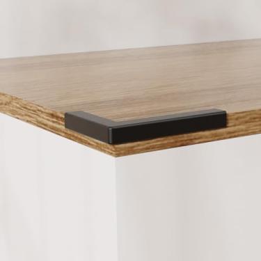 Imagem de Acabamento de borda de borracha, acabamento autoadesivo de borda de canal U, protetor de borda em forma de U para compensado, placas de madeira, material EPDM, largura da ranhura 3/8" (9,5 mm