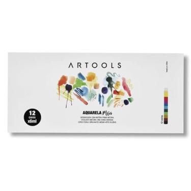 Imagem de Aquarela Bisnaga Misci 6 ml 12 cores Artools, 610610, Multicor