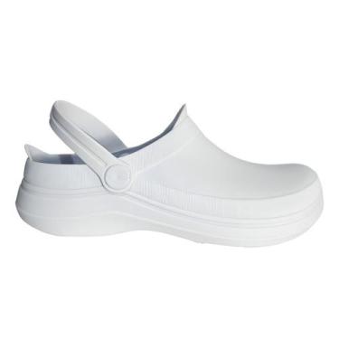 Imagem de Sandália Boa Onda Safe Anatômico Profissional Antiderrapante, Branco, 