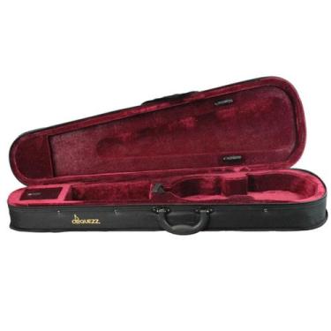 Imagem de Estojo Gota Violino 4/4 Vinho Nylon, Alça Ombro, Suporte 0 - Orquezz