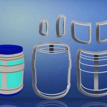 Imagem de Cortador Fortnite - Jarro Modular Tamanho 5 Cm