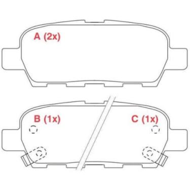 Imagem de Pastilha de Freio Nissan Murano 2006 a 2009 WILLTEC FP795