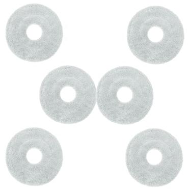 Imagem de Zengerent Almofadas de esfregão de substituição de 6 peças compatíveis com Dreame L10s ultra/X50 Ultra/X40 Ultra/Aspirador de pó, almofadas de microfibra laváveis e reutilizáveis