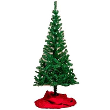 Imagem de Árvore de Natal 1,50m Premium - Pinheiro Tradicional com Galhos Super Cheios e Base Plástica Estável (90 Centimetros)