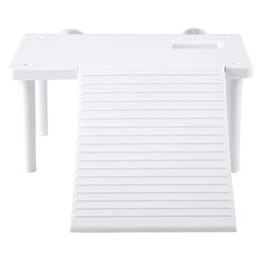 Imagem de Yinhing Dock Flutuante de Répteis de Plataforma de Repadilho Com Tatilhas Com Escalada e Contêiner de Alimentos para o Tanque Aquário Tartaruga Sapo Newt