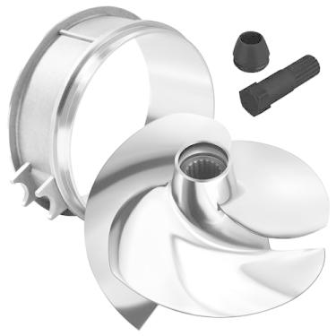 Imagem de Kit de impulsor de jet ski para Sea-Doo Spark 900 ACE, Spark 900 HO ACE, Spark TRIXX 2014-Novo ajuste Solas SK-CD-12/14 Impulsor de 140 mm com anel de desgaste de aço inoxidável, ferramenta de remoção