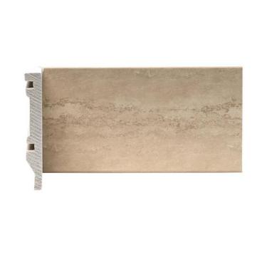 Imagem de Rodapé de Poliestireno Travertino Siena 10cm x 15mm Metro Linear Barra