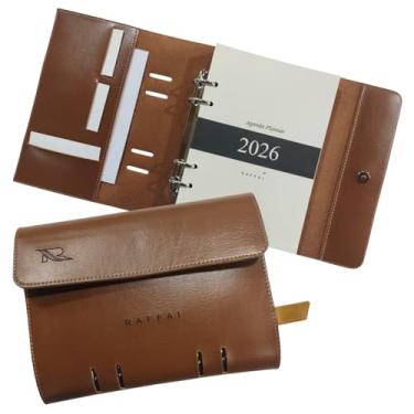 Imagem de Agenda Planner 2026 123-R Personalizada Raffai Couros