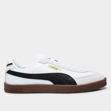 Imagem de Tênis Couro Puma Club II Era, Branco, Preto, 40
