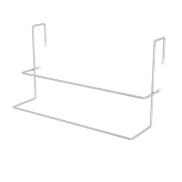 Imagem de Porta Toalha Box Toalheiro Duplo Para Banheiro Cromado ARM