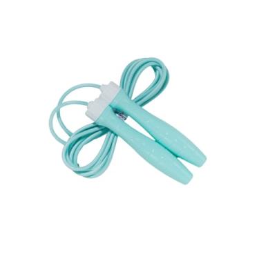 Imagem de KSY Corda de salto de cristal infantil (K-510, menta) – Corda de pular de PVC durável para crianças de 6 a 12 anos – Leve, ajustável e sem emaranhados – Feita na Coreia