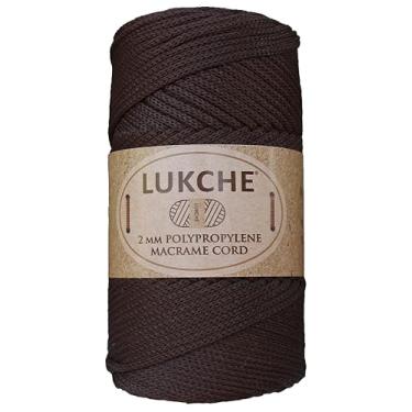 Imagem de Cordão de macramê de poliéster 2 mm x 125 metros, corda de macramê premium 100% polipropileno, fio colorido, bolsa de macramê de crochê para cabides de parede, bolsas, pratos inferiores, tapetes