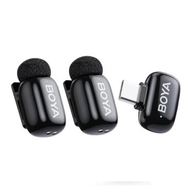 Imagem de Microfone de Lapela mini-23 Compatível Android e Ios (Usb Tipo C) - Áudio Profissional (SEM ESTOJO) Ideal para Gravações de Vídeos, Podcasts e Transmissões ao Vivo