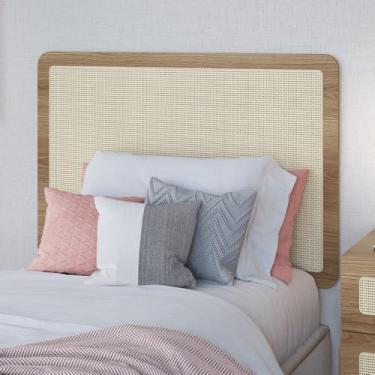 Imagem de Cabeceira Cama Box Solteiro Painel Com Telinha 90cm Moss A03 Hanover - Lyam Decor