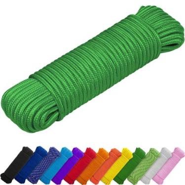 Imagem de Corda TECEUM 90 pés x 10 mm, polipropileno verde, nylon, poliéster