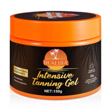 Imagem de Creme acelerador de bronzeamento Qwsyaay Intensive 150g 150mL