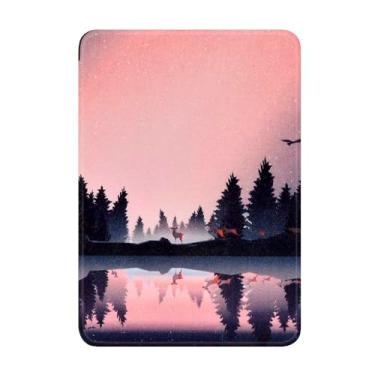 Imagem de Akacy Capa com padrão pintado para Kindle 17.3 cm paperwhite (11ª geração - edição 2021), capa protetora leve para Kindle edição 2021 11ª geração e-reader (41)