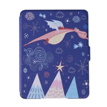 Imagem de Akacy Capa com padrão pintado de 6 polegadas para Kindle (8ª geração, modelo: SY69JL, lançado em 2016) Com função hibernar/despertar automática capa protetora de couro PU (29)