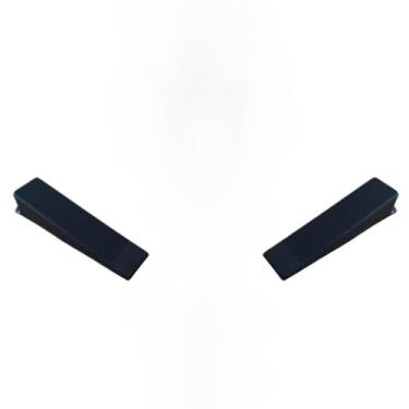 Imagem de Segura Porta - Aparador e Prendedor com Calço Cunha Resistente, Trava para Batente de Portas Prático(2 Preto Plástico Resistente)