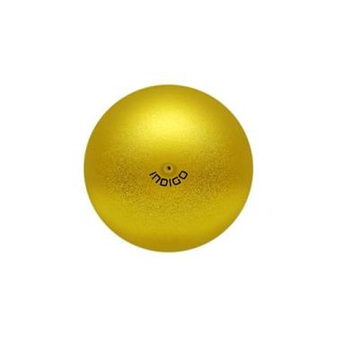 Imagem de DRUNA Bola para ginástica rítmica com glitter | Ideal para treinamento e competição | Dois tamanhos (ouro, 19 cm)