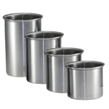 Imagem de Kit 4 Formas de Alumínio Cilíndrico N°10 para Velas Artesanais