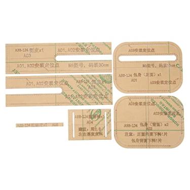 Imagem de Bolsa de cintura Modelo de acrílico transparente leve fácil de armazenar Ferramenta prática de artesanato de couro para fazer bolsas DIY Entusiastas de artesanato de couro