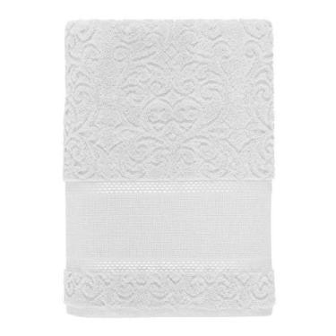Imagem de Toalha De Banho Gigante Melina Para Bordar Karsten Branco
