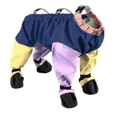 Imagem de Botas com suspensório para cachorro, leggings com bota para pata de cachorro,Sapatos antiderrapantes para cães ao ar livre | Botas antiderrapantes para cães pequenos e médios, sapatos para cães de est