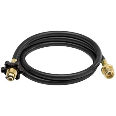 Imagem de Conjunto de Mangueira Propano 5 pés Conecta Garrafa 1 lb a Tanques 20 para Eletrodomésticos
