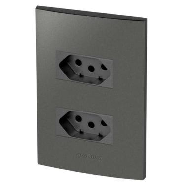 Imagem de Conjunto 2 Tomadas 20A - Inova Grafite - Agt06 - Alumbra