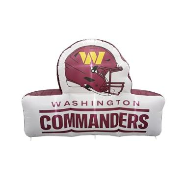 Imagem de FANMATS Mascote inflável NFL Washington Commanders - Expositor inflável autoinflável, ventilador e cordões embutidos, logotipo oficial da equipe – mostre seu espírito durante todo o ano
