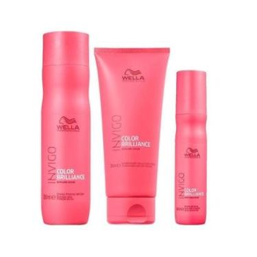 Imagem de Kit Wella Professionals Invigo Color Brilliance - Shampoo e Condicionador e Leave-in-Unissex