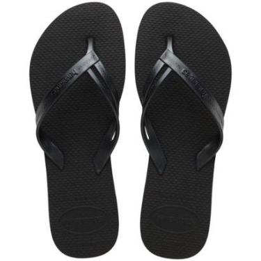 Imagem de Chinelo Havaianas Feminino Tiras Finas Metalizadas Elegance-Unissex