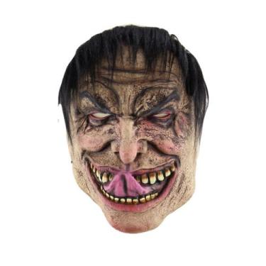 Imagem de Máscara Nasty Tongue Man Latex Face Full Face Halloween Cosplay - yiwe