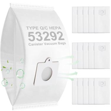 Imagem de Pacote com 15 sacos tipo Q/C 53292 para Kenmore Canister Vacuum 81214, 81414, 81714, 21814, BC2005, BC3005, 81615, BC7005, 200/400/600/700/800