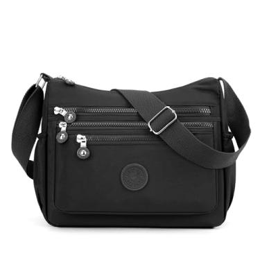 Imagem de DOURR Bolsa tiracolo leve com vários bolsos bolsa de ombro prática Mama Satchel Pocketbook