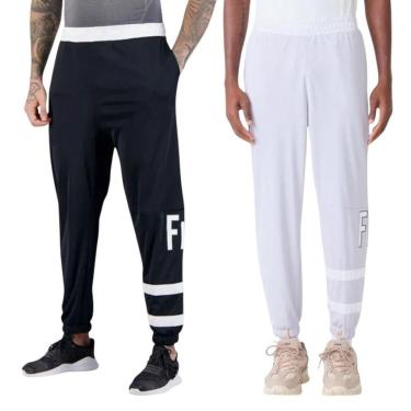 Imagem de Kit 2 Calças Fila Street Hop Masculina - Preto e Branco GG-Masculino