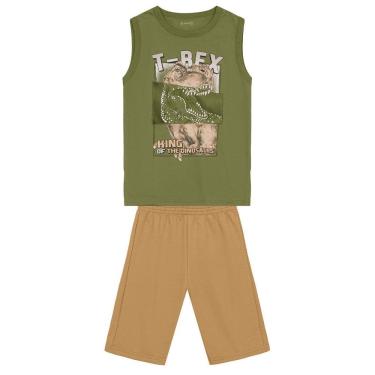 Imagem de Conjunto infantil menino t-rex Brandili